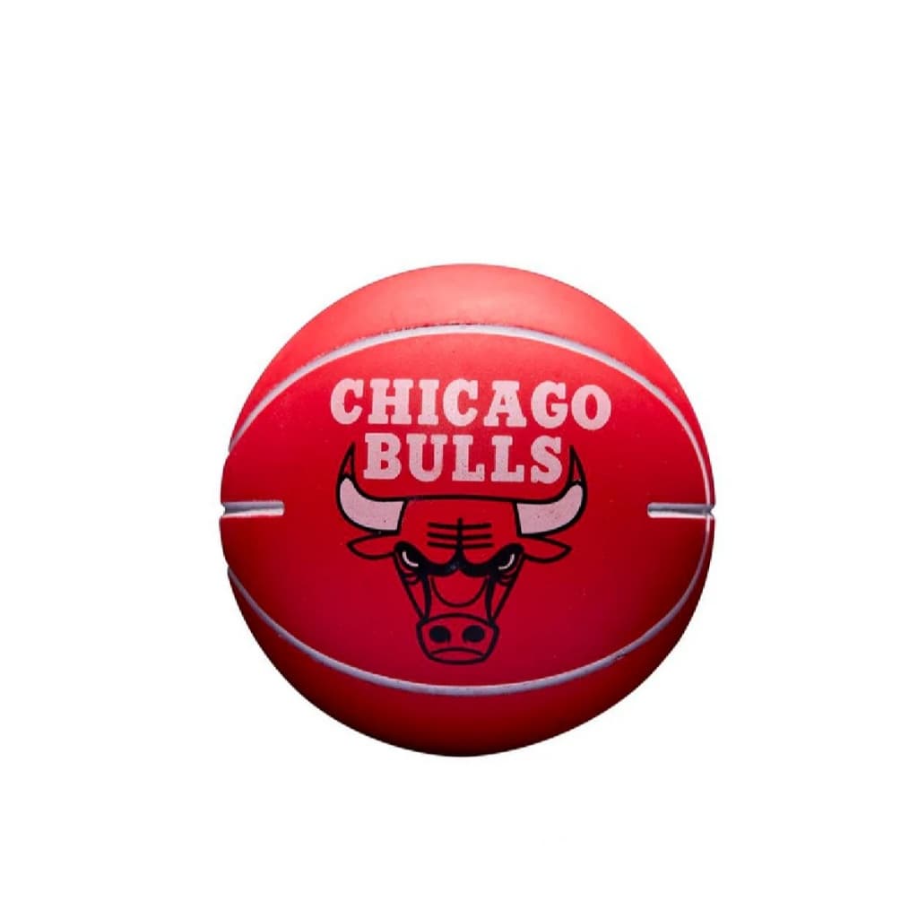Mini Bola de Basquete NBA Dribbler Bulls 19cm Relaxante Wilson