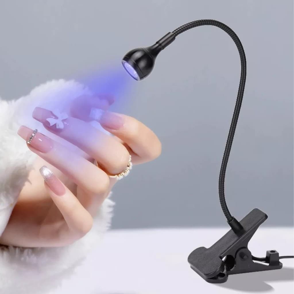 Mini cabine lanterna clip de mesa led uv secagem gel Para Unhas