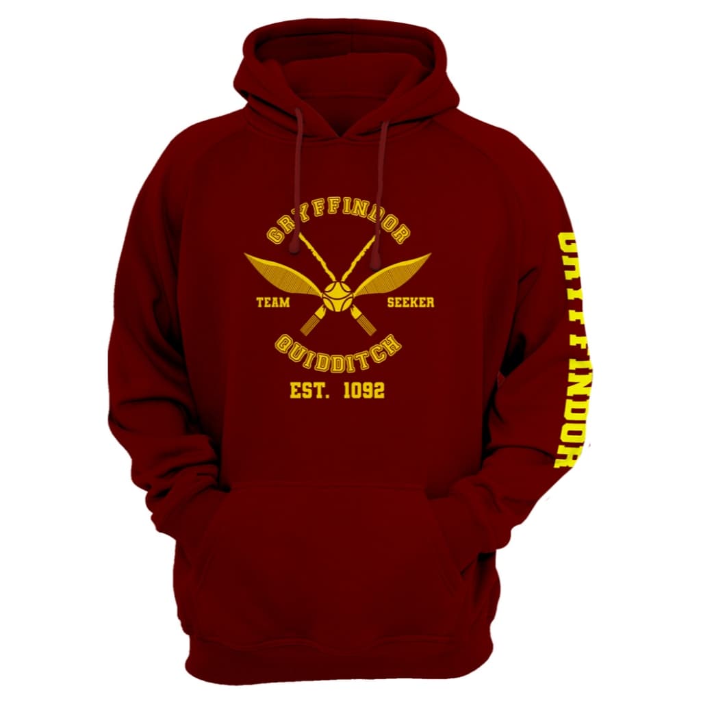 Blusa De Frio Moletom Agasalho Quadribol Grifinoria Harry