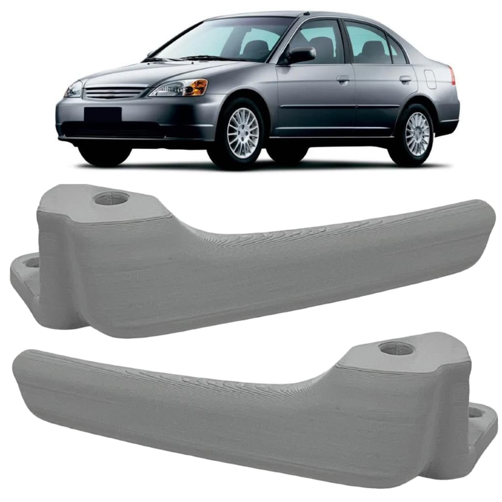Par Maçaneta Interna Honda Civic 6º E 7º Geração 2001-2006