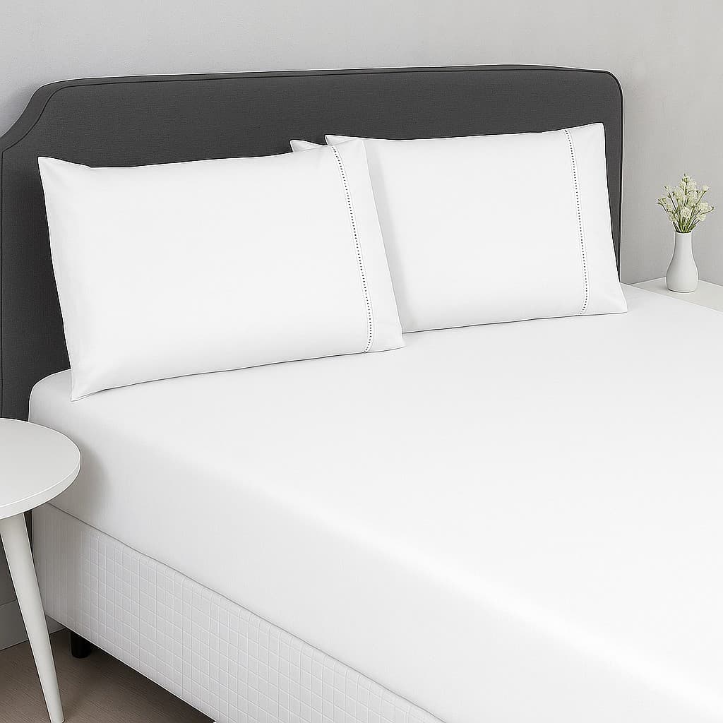 Jogo De Lençol Cama King Size/Queen/Casal/Solteiro 3 Pçs Percal 400 Fios Mega Oferta Ponto Palito