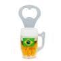 Abridor Garrafas Caneca Com Ímã 10cm - Brasil