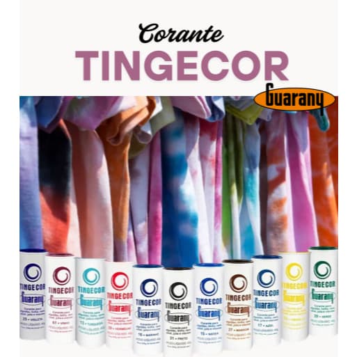 Corante Tingecor Guarany 40g – Corante Para Tingir Roupas