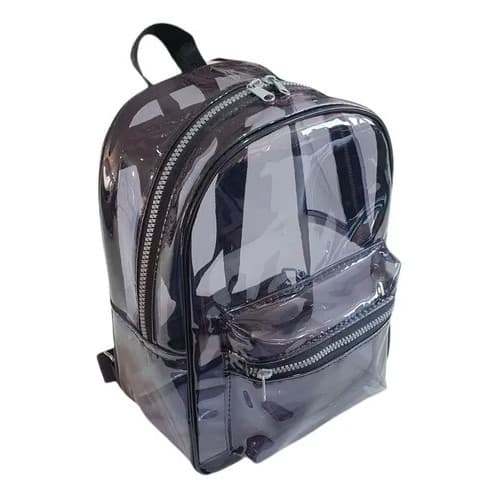 Mochila cristal Neon / Transparente  Escola/Trabalho/Praia/ Piscina/Curso/Emfermagem