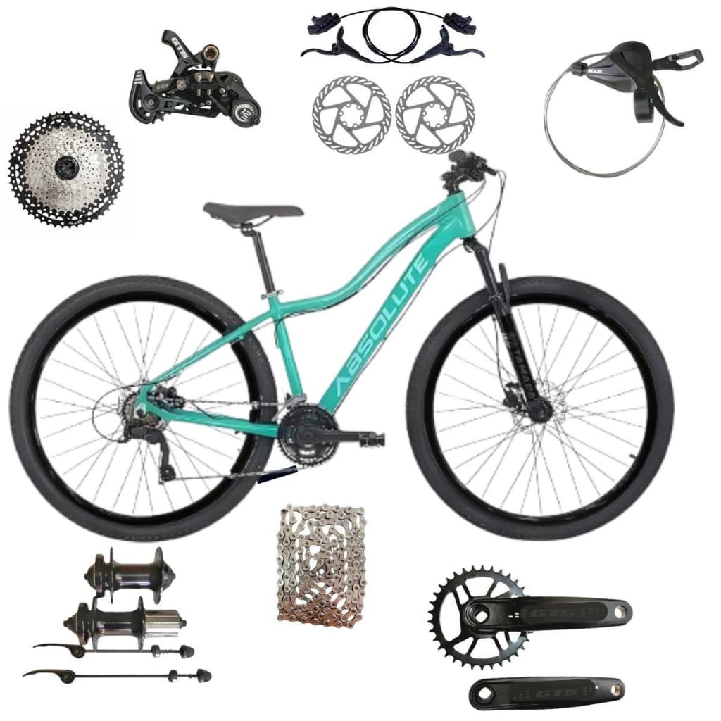 Bicicleta Feminina Absolute Hera Aro 29 12V Freio Hidráulico MTB Suspensão