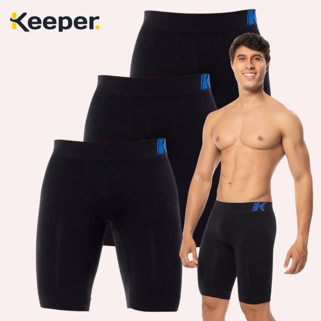 Kit 3 Bermudas Térmicas Anti Assadura S/ Costura Keeper