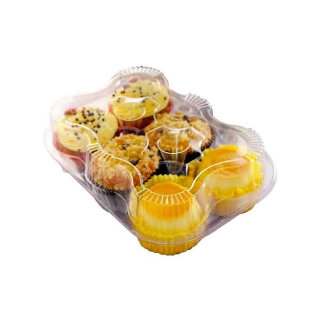 Embalagem para 6 Doces G16 Galvanotek Cupcake Quindim Pudim 10 Unidades