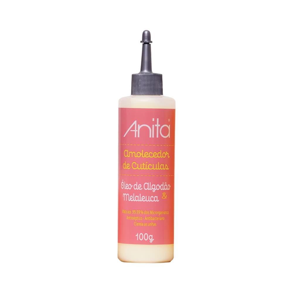 Amolecedor de Cutículas Óleo de Algodão e Melaleuca Anita 100 ml
