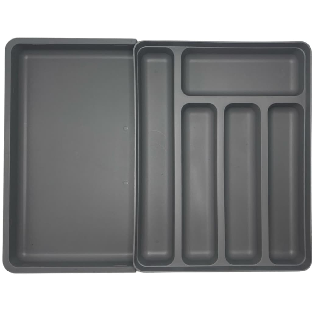 Porta Talheres Organizador De Gavetas Extensível Logic OU Cozinha Ajustável Plástico Resistente