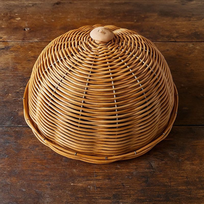 Porta bolo, queijeira ou boleira redonda 30x20cm de fibra sintética