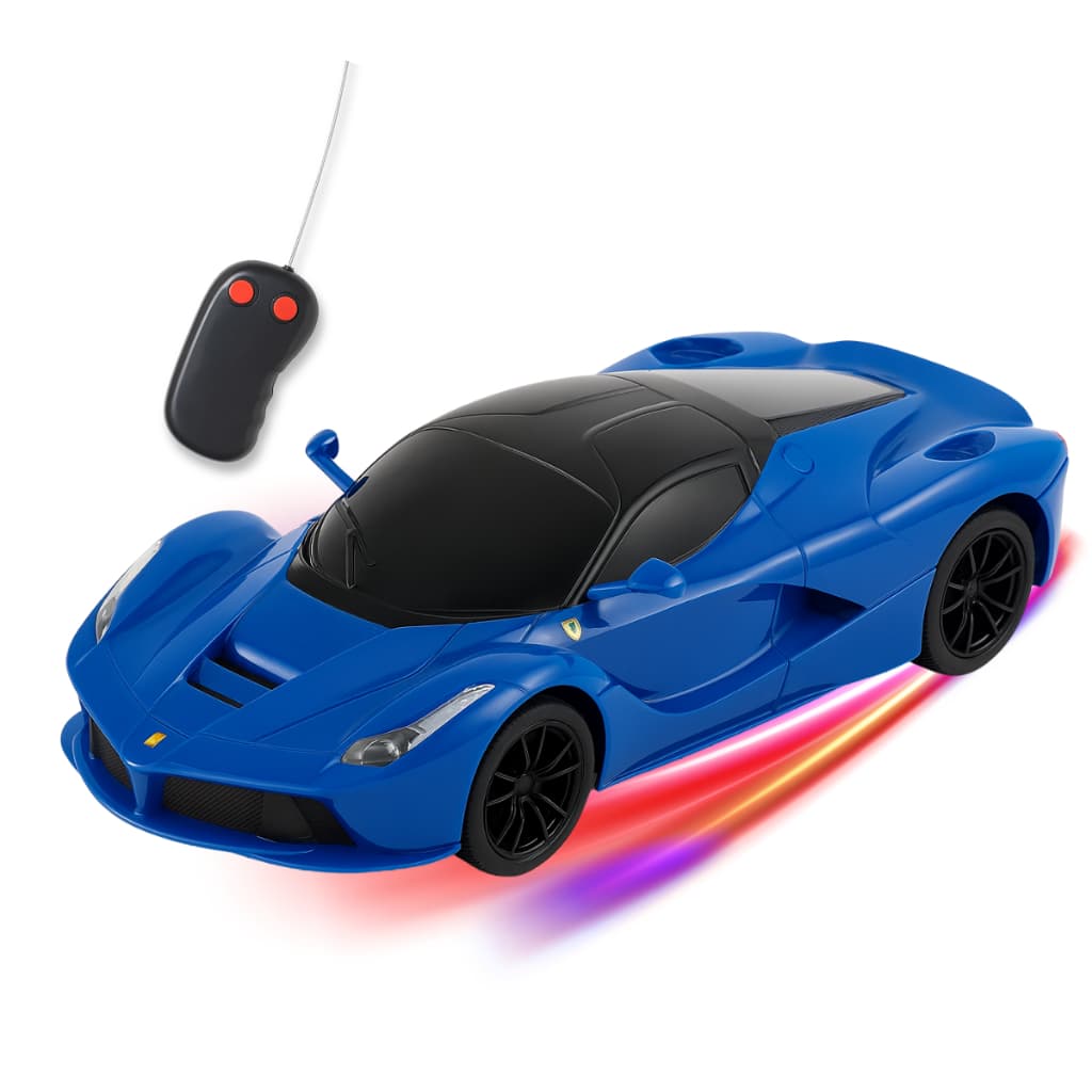 Carrinho De Controle Remoto Laferrari Azul Premium Ferrari