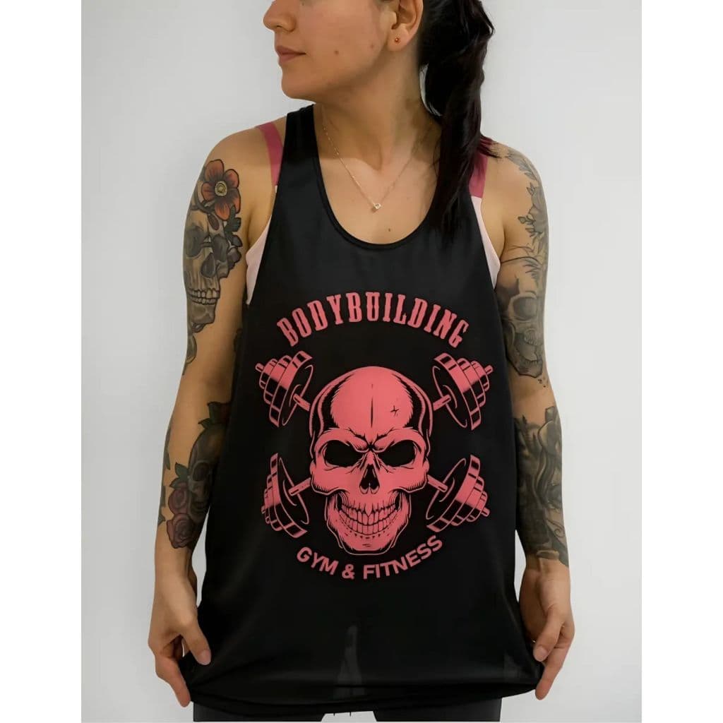 Regata Camiseta Cavada Long line Tapa Bum bum Feminino academia Fitness