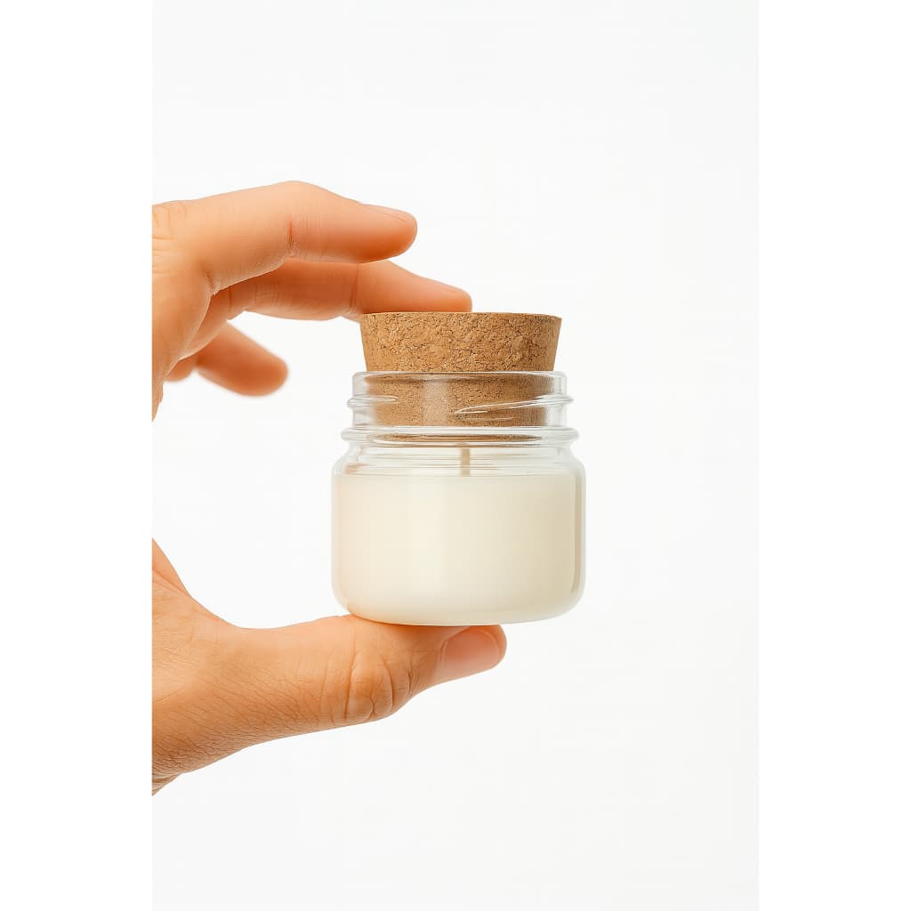 30 Potes De Vidro 40ml Para Velas Doces Tampa De Rolha