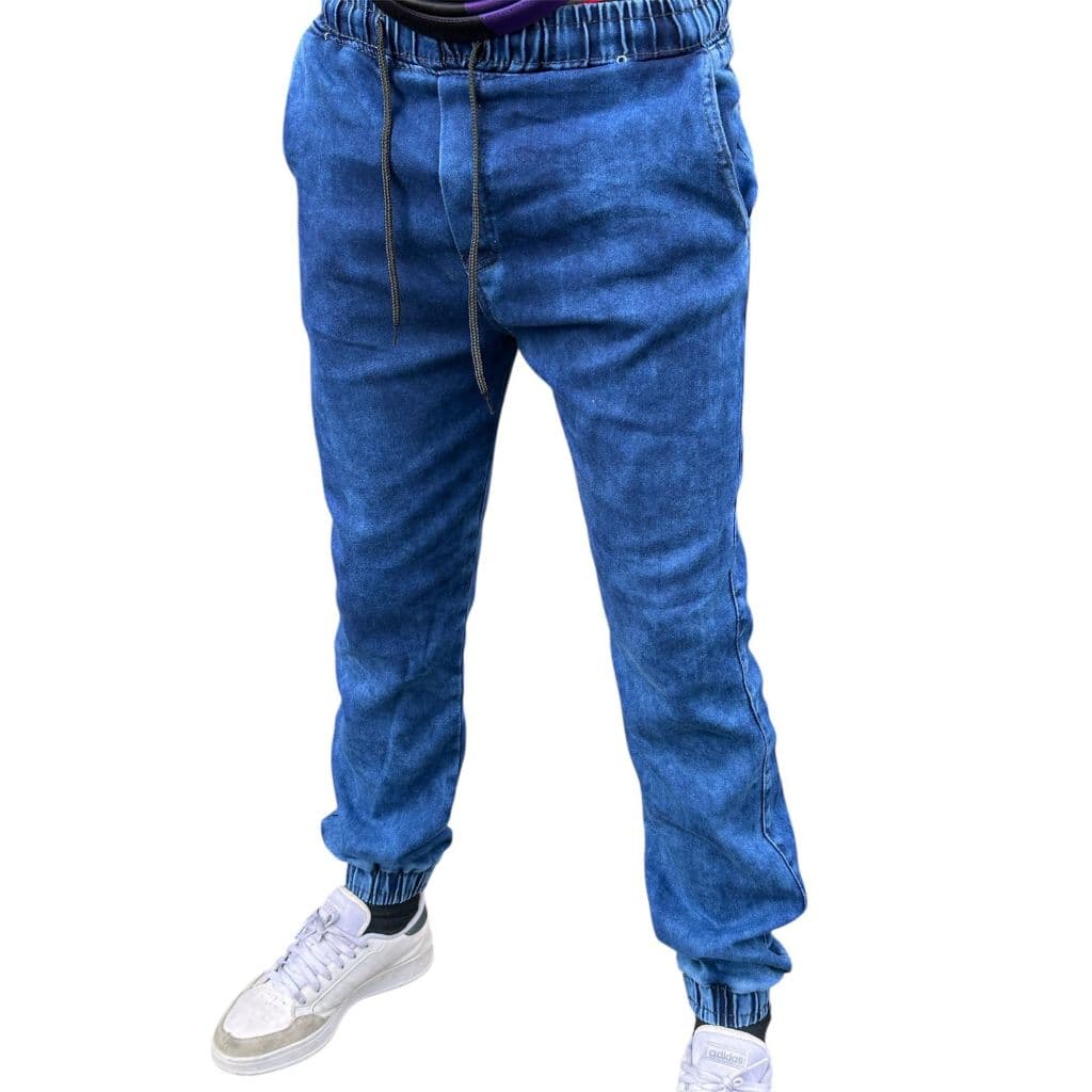 Calças Jeans Masculina Jogger Com Punho Elástico Preço Promocional