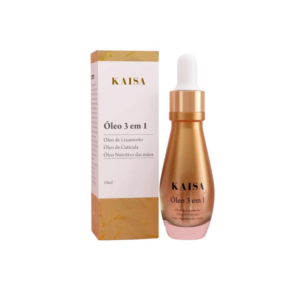 Óleo Cuticula 3 em 1 KAISA – Cutículas, Lixamento e Nutrição 18ML