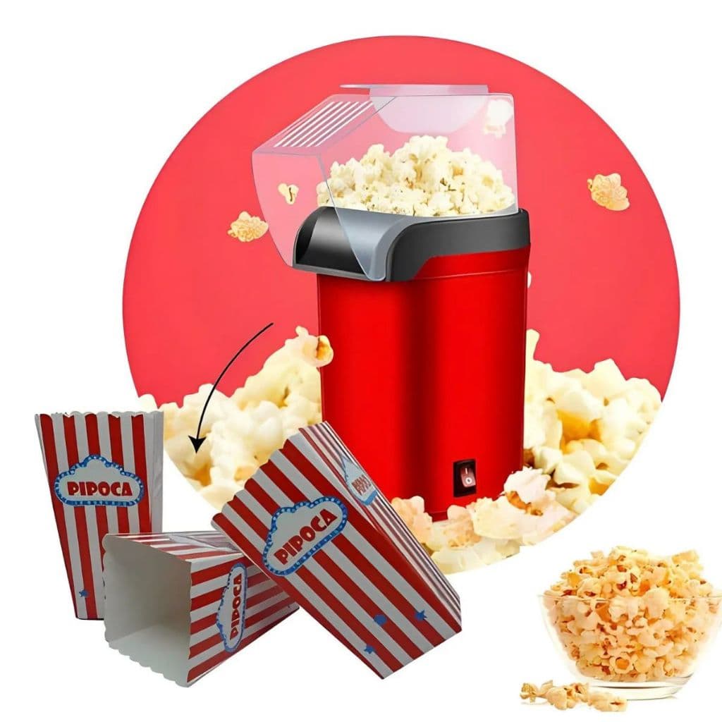 Pipoqueira Elétrica Popcorn Maker 110V Pipoca Sem Óleo