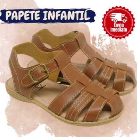 Papete Infantil Menino Fivela Zatty Segura Confortável Leve Antiderrapante Escola