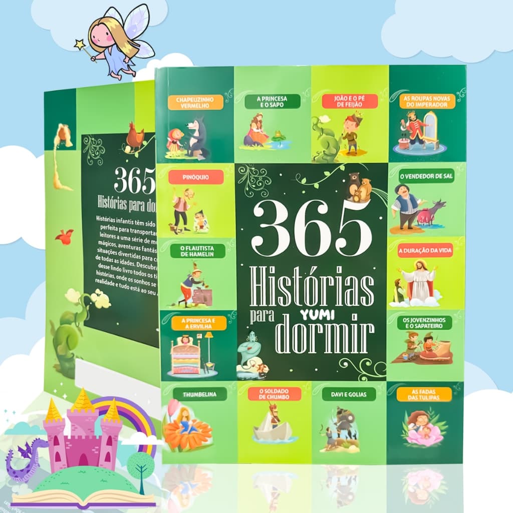 Livro Infantil 365 Histórias Para Cada Dia Do Ano Heróis Princesas Contos - Envio Rápido Zumi