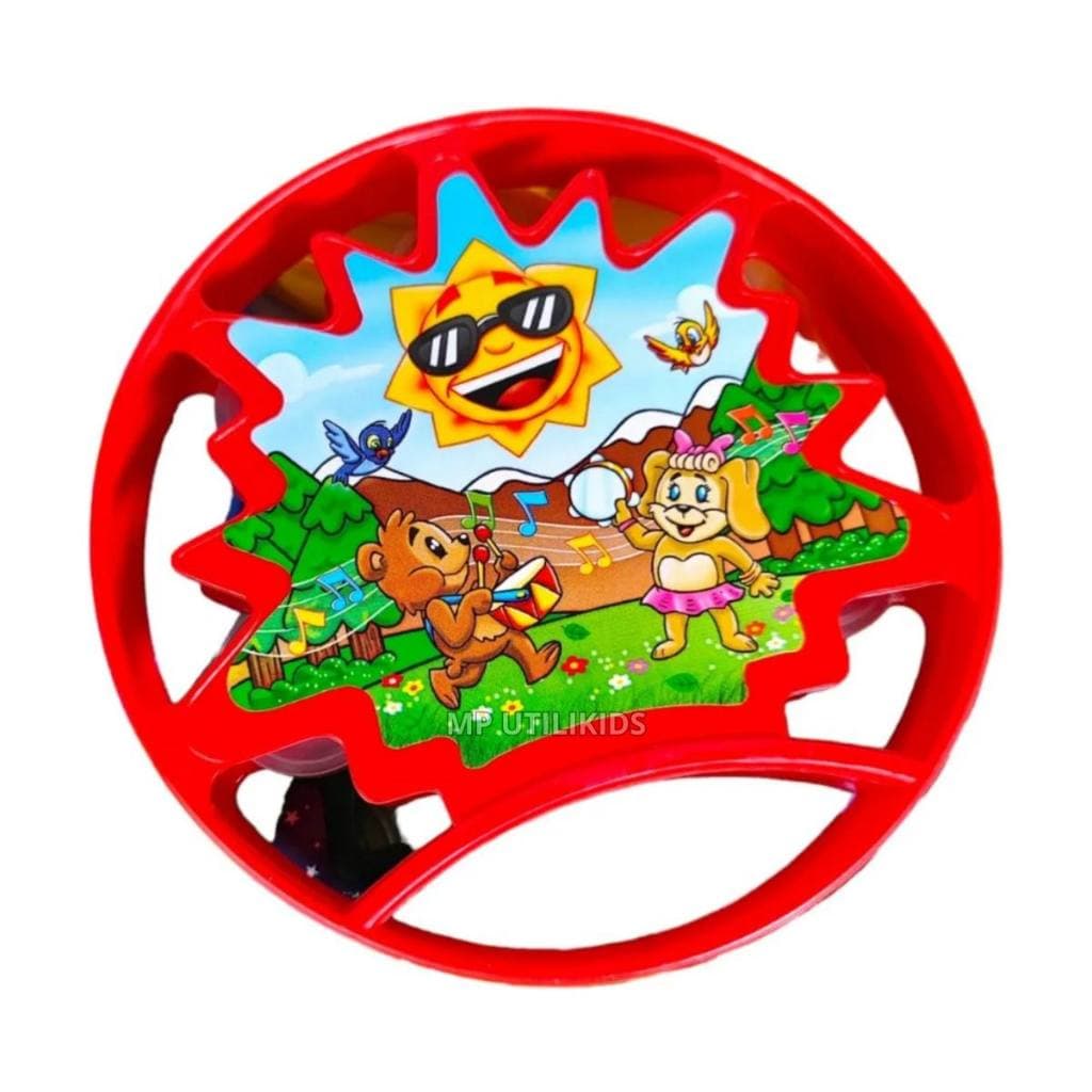 Pandeiro Estrela Infantil Musical Colorido Divertido Pandeirinho Brinquedo Educativo NF