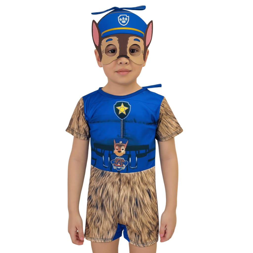 Fantasia Infantil Patrulha Canina Policial Chase