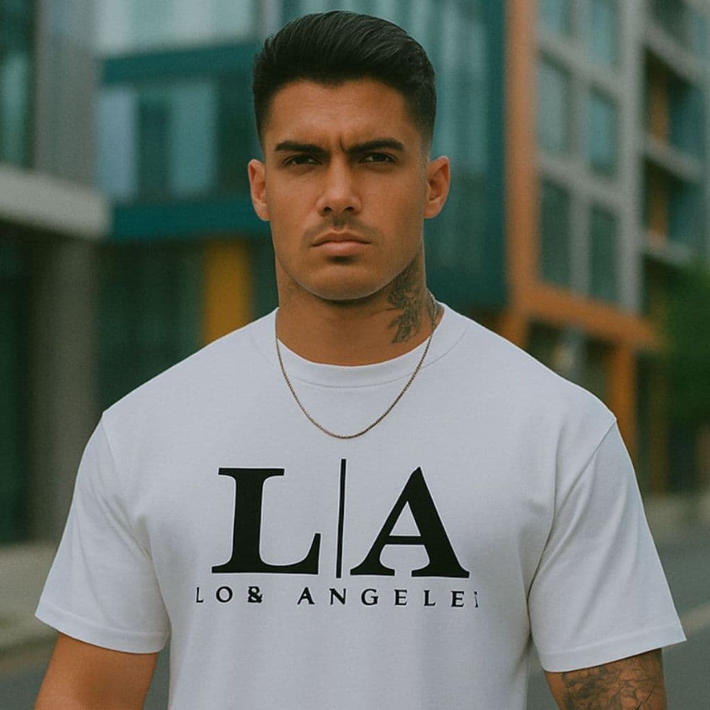 Camiseta Masculina Gola Redonda Oversized 100% Algodão Casual Dia a Dia Lançamento Envio Imediato