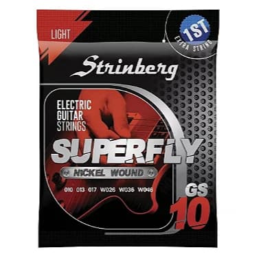 Encordoamento Guitarra Strinberg Gs-10 0.10 Cordas Nickel
