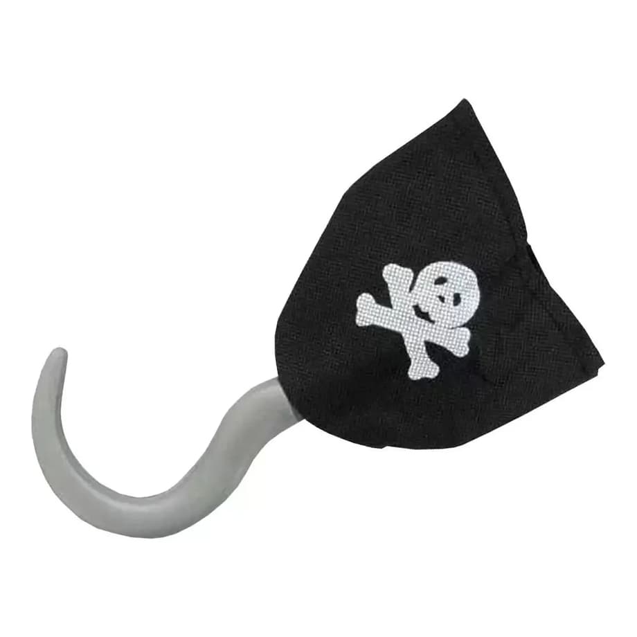 Luva De Pirata Capitão Gancho P/ Halloween Festa Fantasia