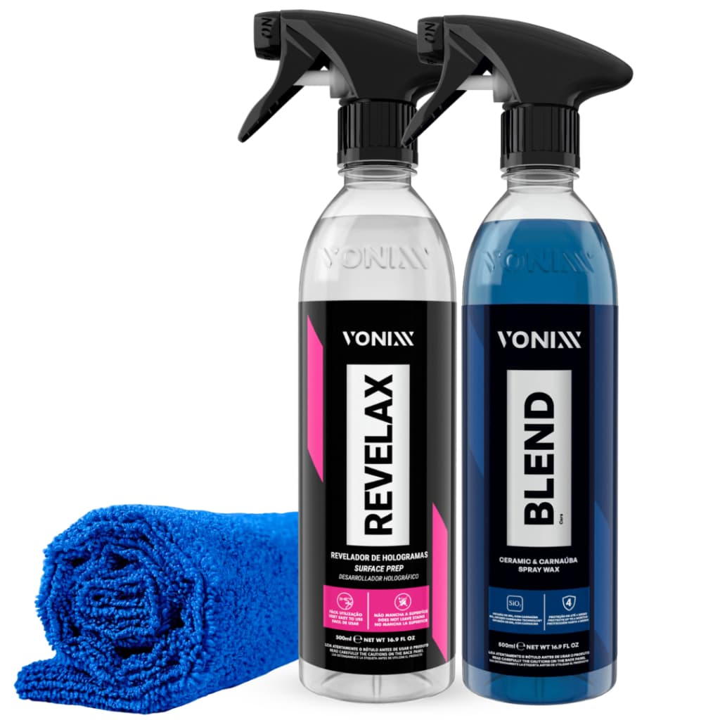 Kit Vonixx Revelax + Blend Spray com Flanela de Microfibra Líder