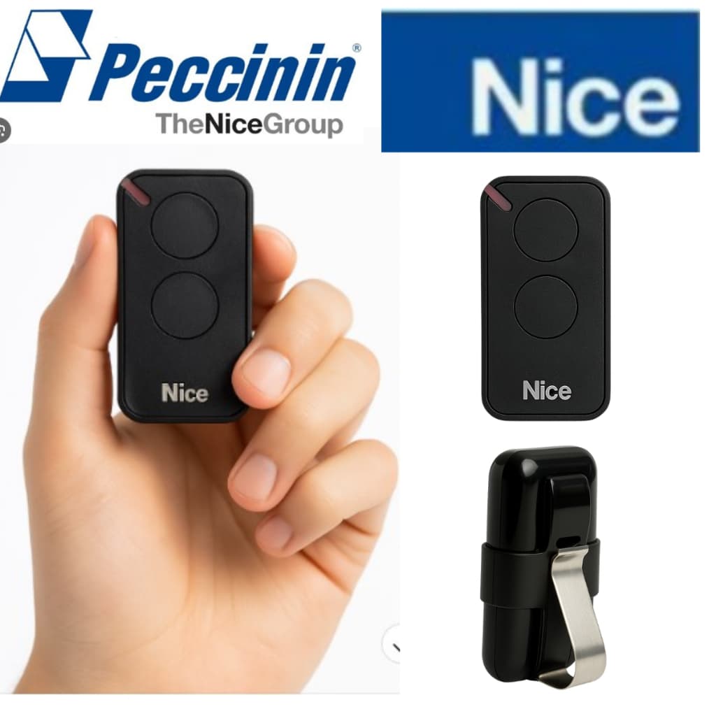 Controle de Portão Eletrônico Era Inti Preto Nero Nice Peccinin Linear