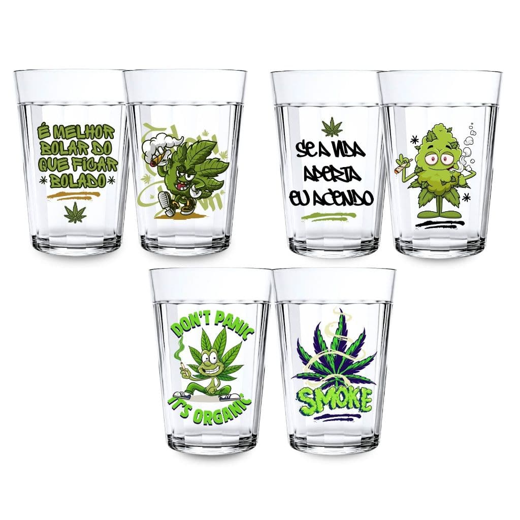 Kit 2 Copos Americanos Personalizado 420 Estampa Ganja Ideia De Presente Wed Copo Com Frase