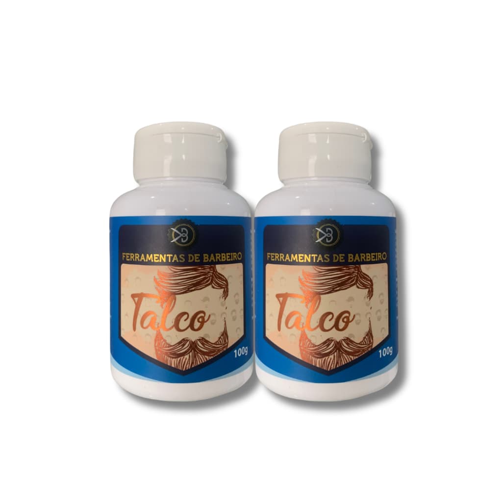 Talco Neutro Kit com 2 de 100g - Ferramentas de Barbeiro