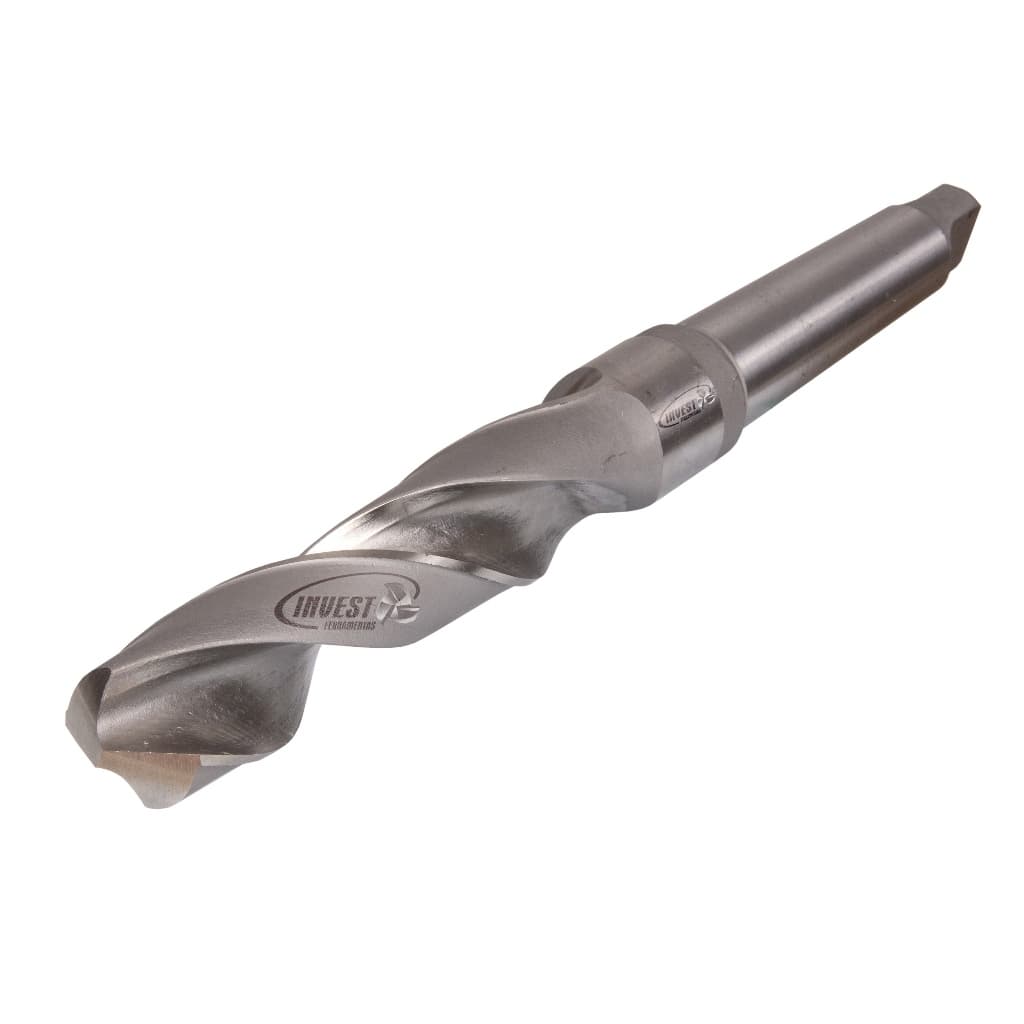 Broca Aço Rápido Hss Din 345 Haste Cônica 38mm
