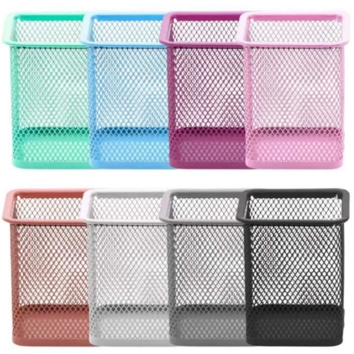 Porta Caneta Organizador De Mesa Escritório Aramado- CORES SORTIDAS!!!