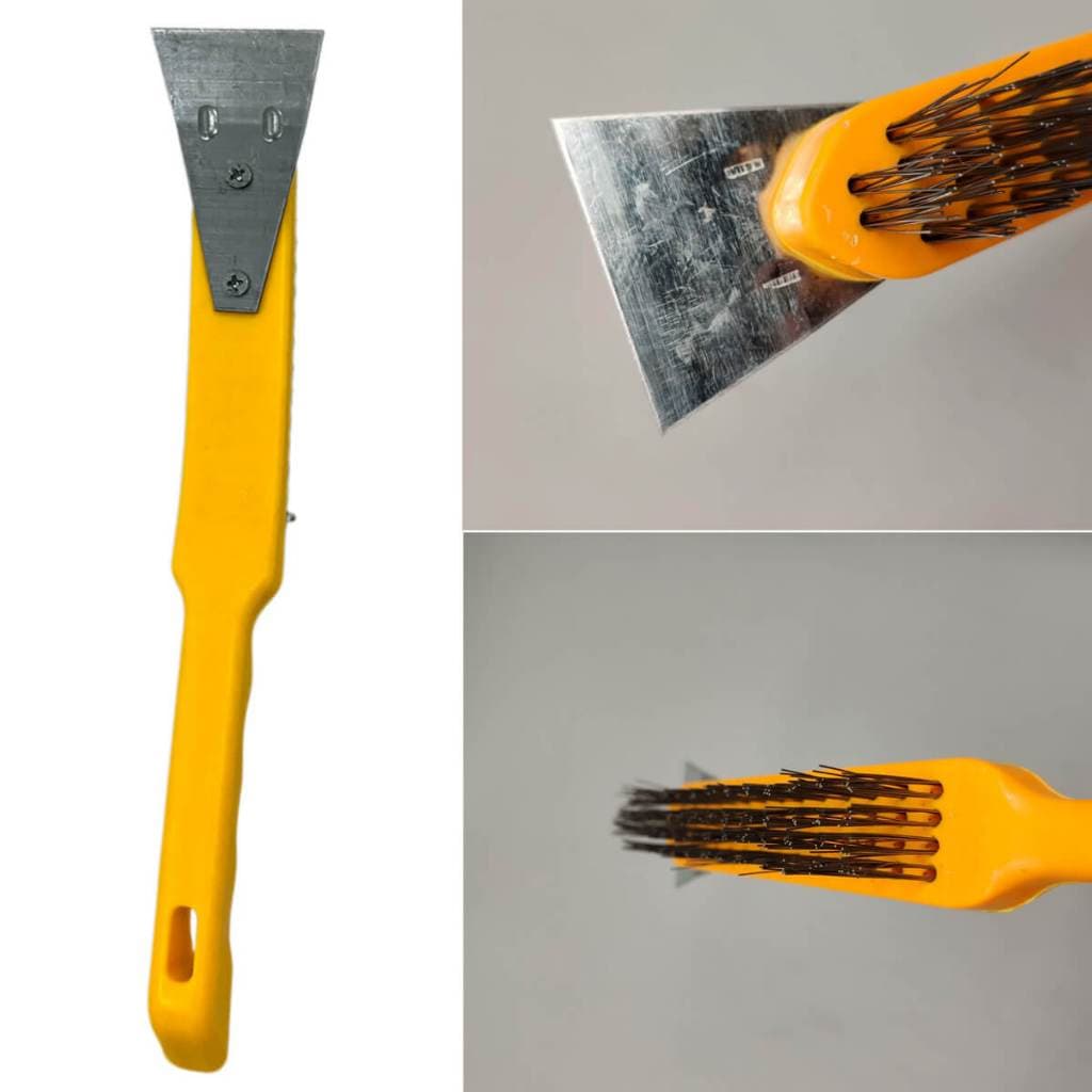 Escova de Aço com Raspador