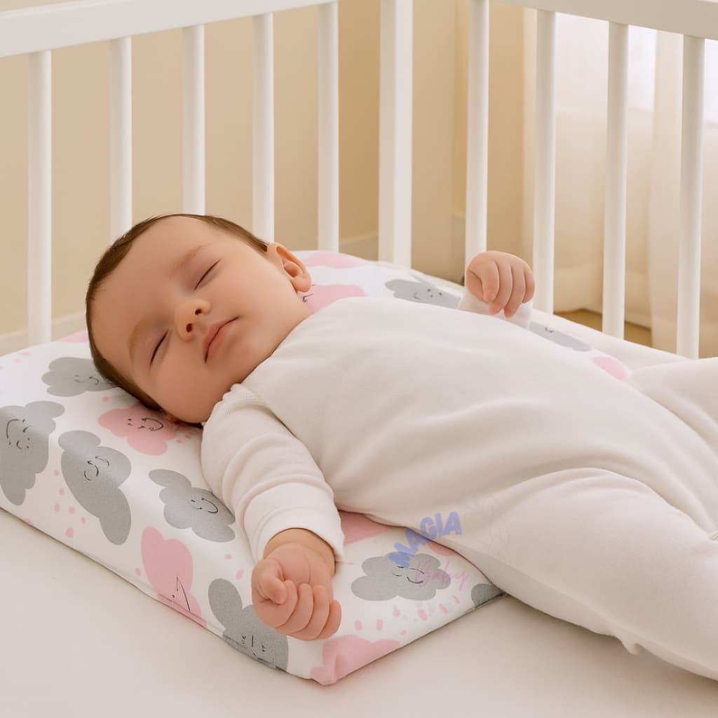Travesseiro Anti Refluxo para Bebê Pequeno e Grande