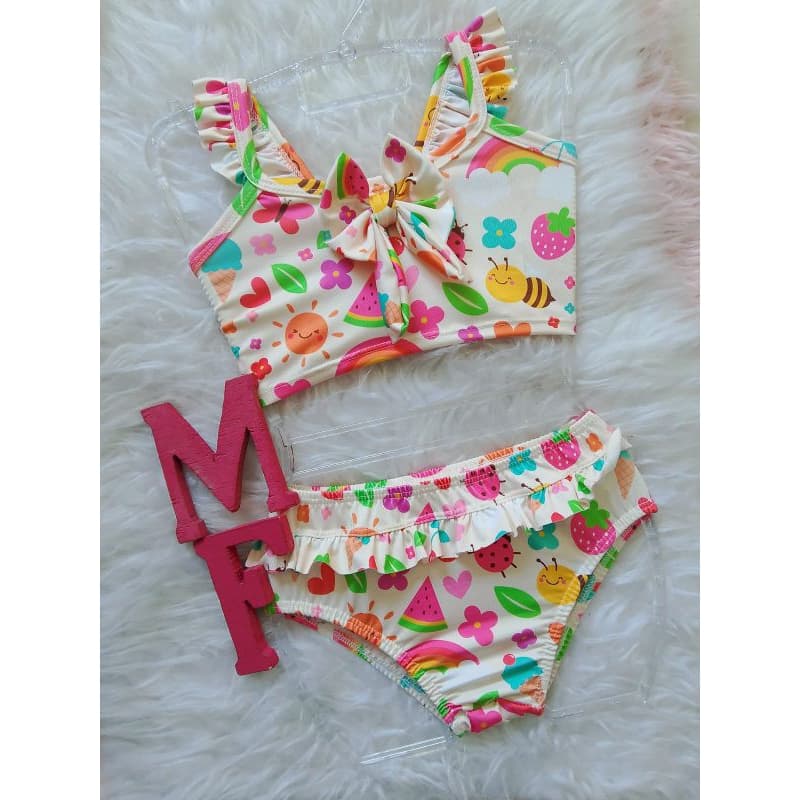 BIQUINI LAÇO MODA PRAIA TRAJE BANHO VERAO  MENINA