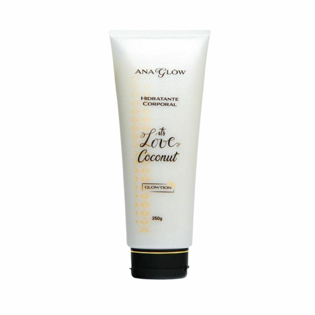 Hidratante Corporal com Ácido Hialurônico Love Coconut  240g com brilho