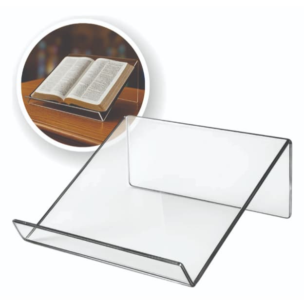 Suporte em Acrílico Para Bíblia, Livros, Leitura, Estudo