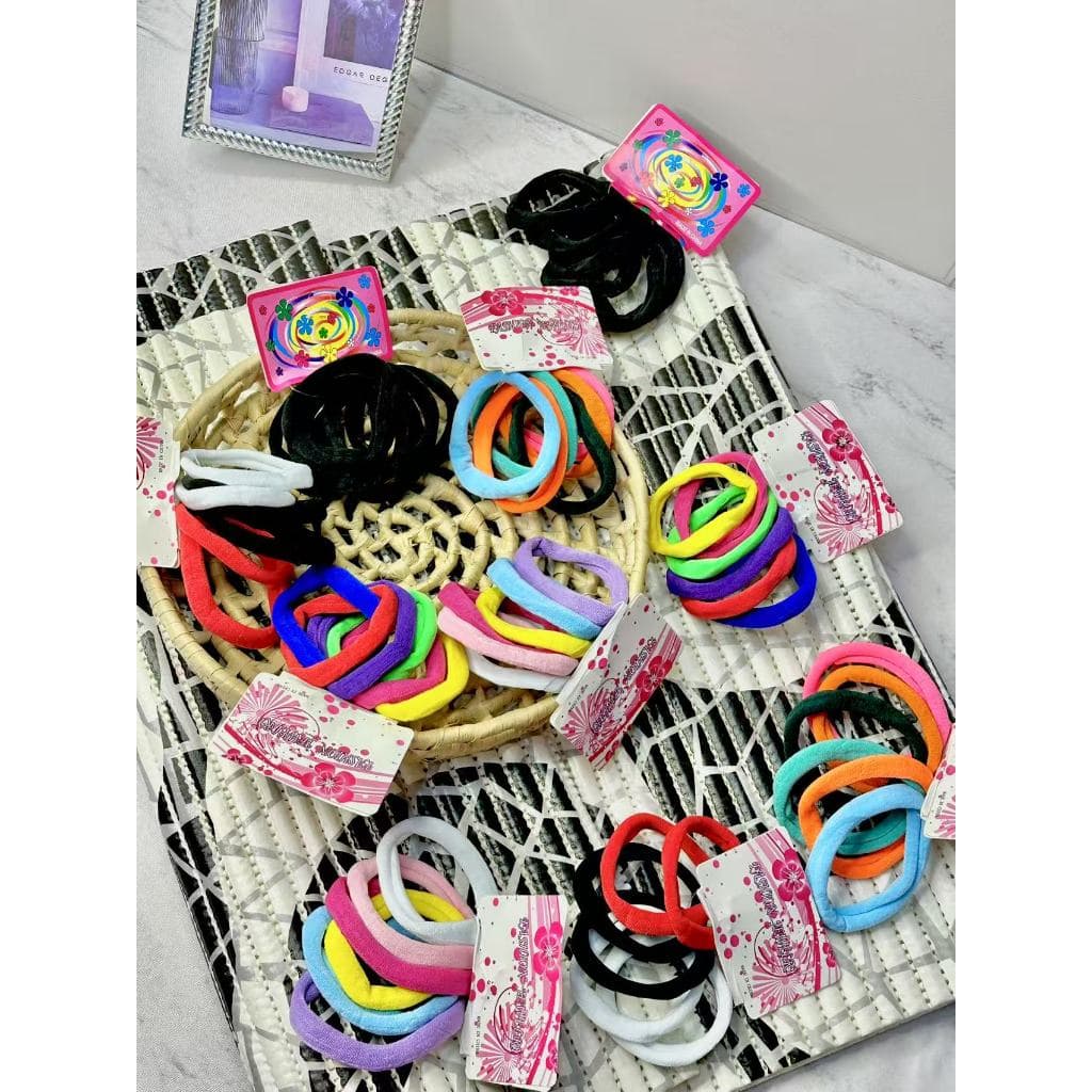 kit 36/72 unidades elastico de cabelo Xuxinha Rabico para cabelo feminina atacado