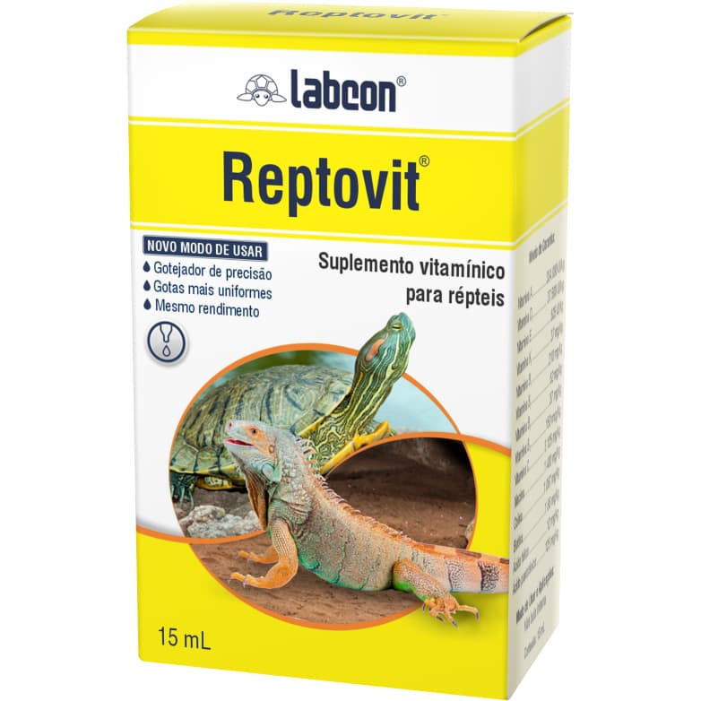 Alcon Labcon Reptovit 15mL - Suplemento Vitamínico Para Répteis