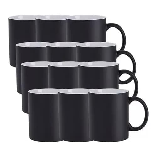 Kit 6/12/18/24 Canecas Mágica para Sublimação 325ml – Efeito Térmico | Personalize com Criatividade