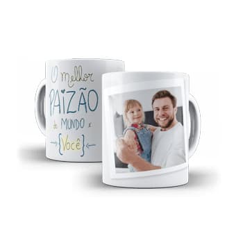 Caneca Personalizada Pai Dia dos Pais Avô Vovô Com Foto