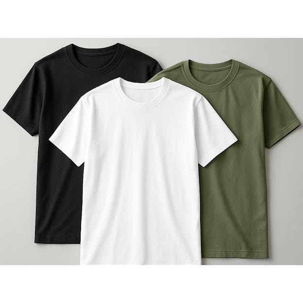 Camiseta Lisa 100% Algodão Fio 30.1 Penteado Premium