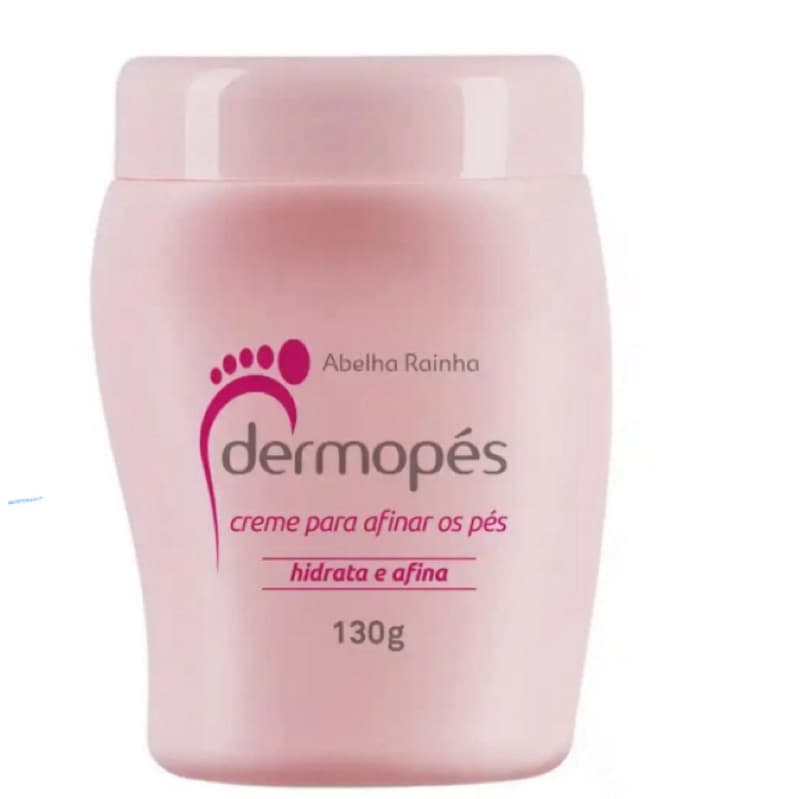 Creme para Afinar e Hidratar os Pés Dermopés Abelha Rainha.