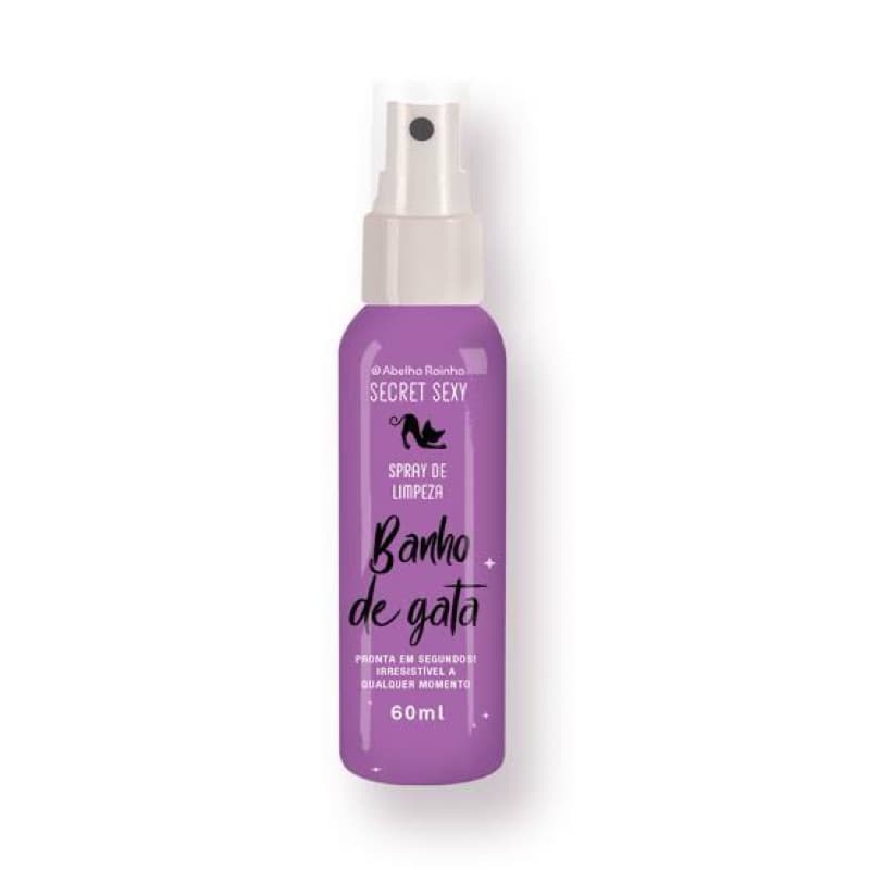 Spray de Limpeza Banho de Gato - 60ml Abelha Rainha.