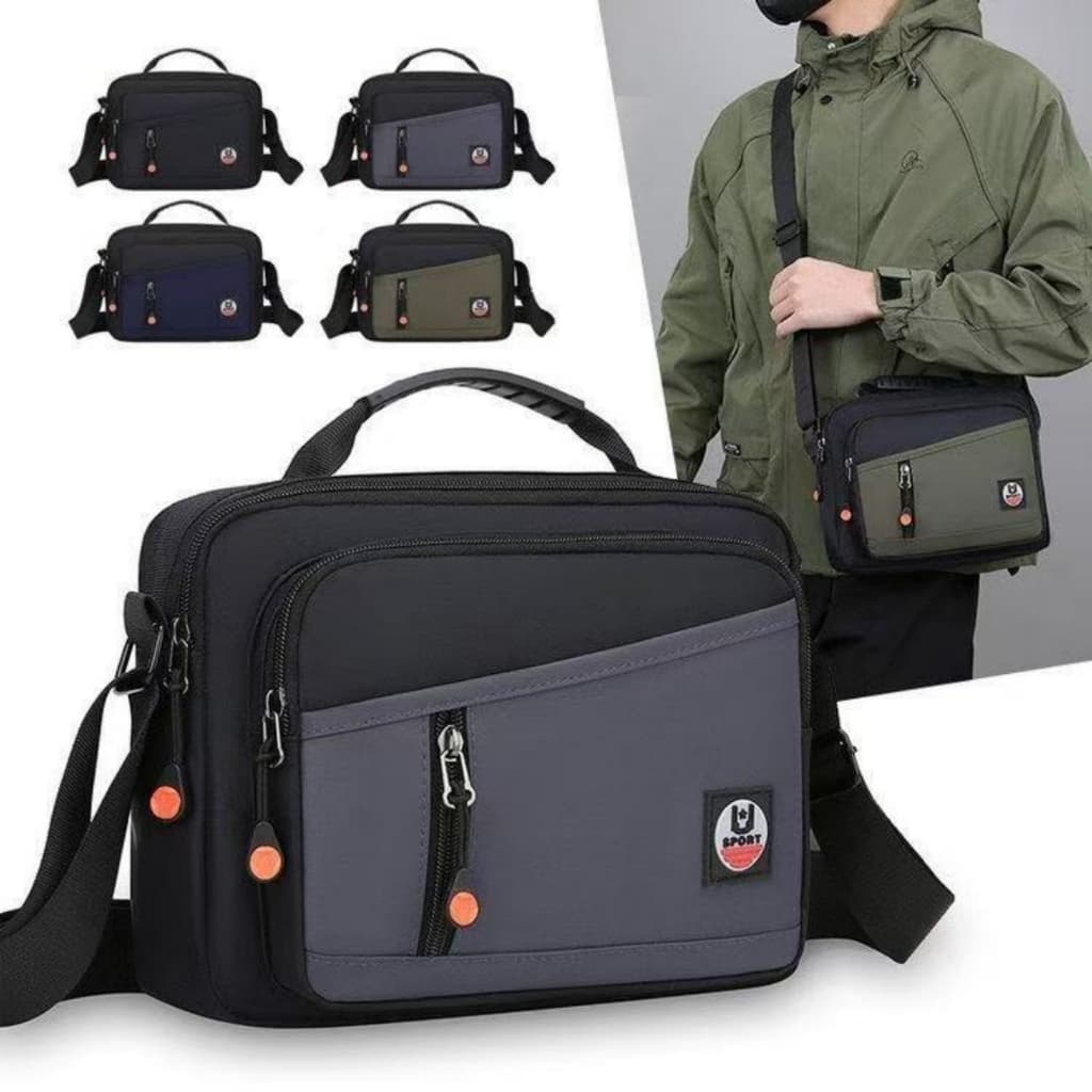 Bolsa Transversal Masculina Grande capacidade para Notebook e TrabalharWT606