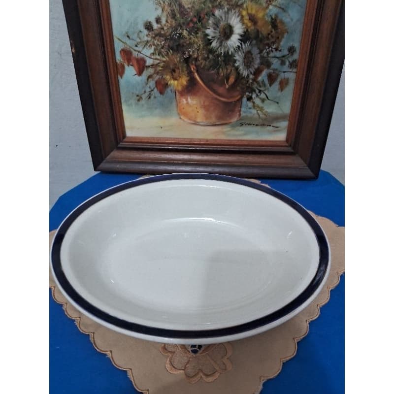 Travessa de Porcelana Antiga –Staffordshire/ antiguidade/vintage