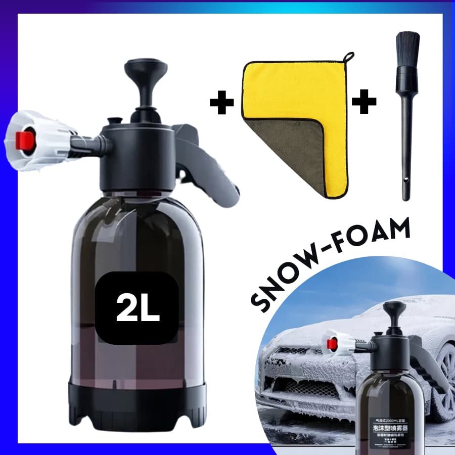 Snow Foam Manual Pulverizador Gerador de Espuma 2L Pulverizador Espuma