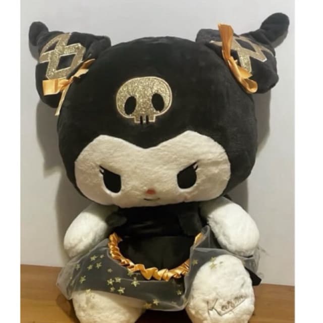 Pelúcia Gigante Hello Kitty Helloween 70cm Kuromi Sanrio Top