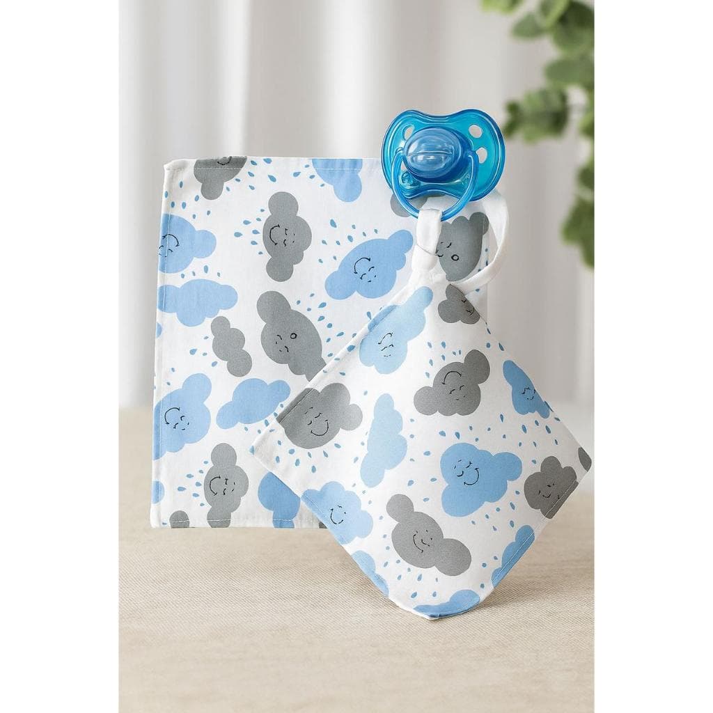 Naninha Para Bebê Com Porta Chupeta Várias Estampas 100% Algodão